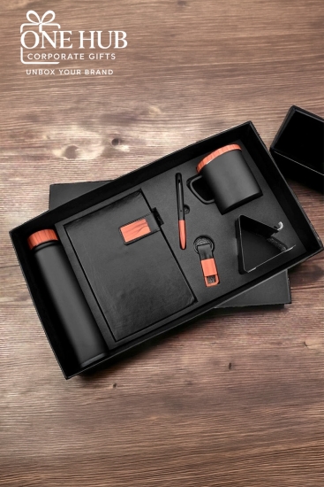 Brown  Black Executive 6 in 1 Gift Combo