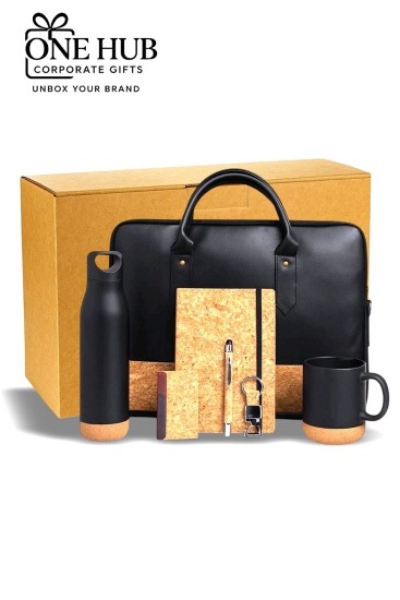 Sustainable Cork Finish Corporate Gift Set