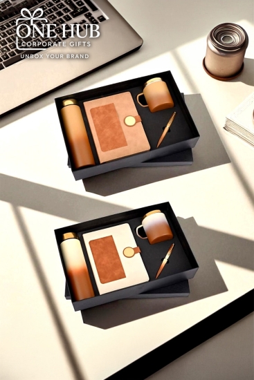 Golden Oak & Mocha Luxe Executive Gift Set