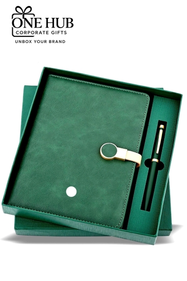 Premium Green Corporate Diary
